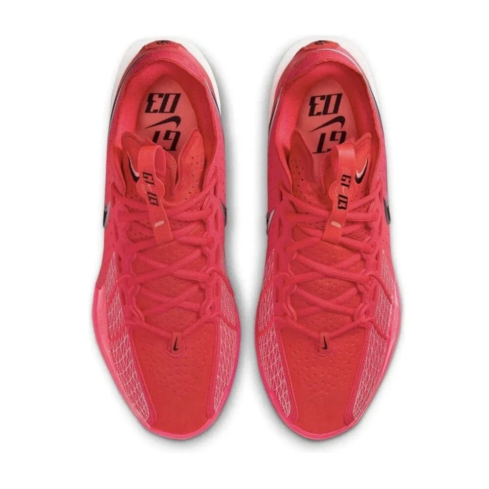 Mens Size 9 Nike Air Zoom GT Cut 3 Basketball Shoes Red Pink Black White New